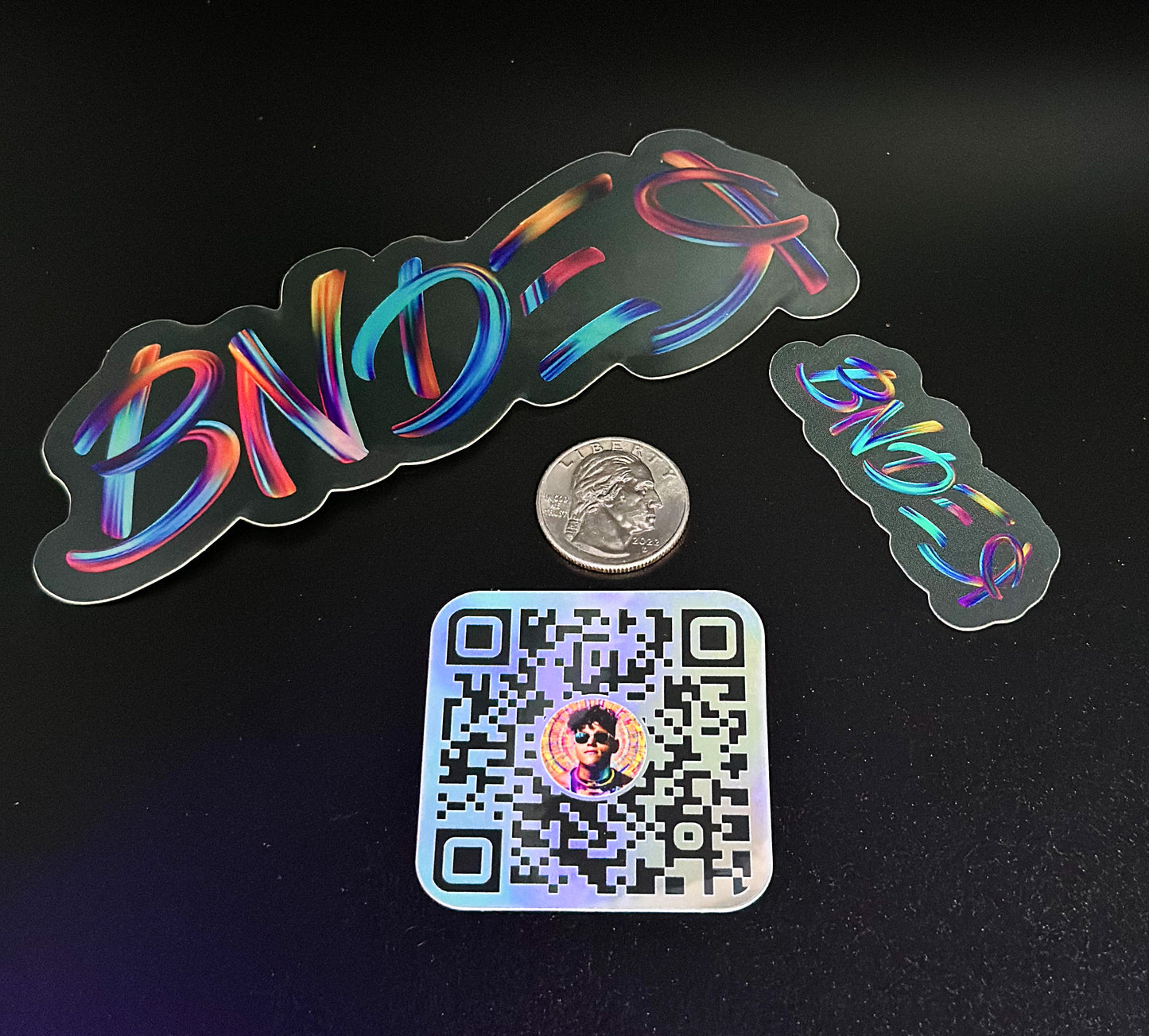 BNDER  Holographic Sticker Pack